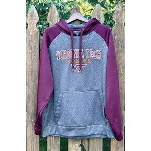 Virginia Tech Hokies Men's Colosseum Hoodie Sweatshirt Maroon - Size Large